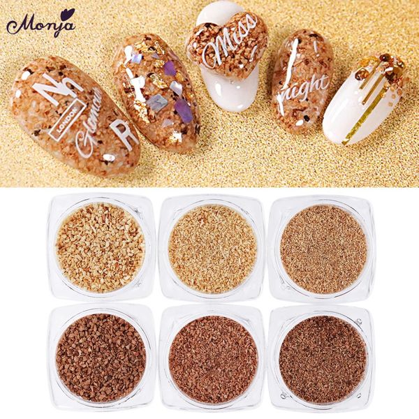 monja nail art 6pots/set mixed size wood powder cork dust irregular sequins uv gel polish diy manicure decorations accessories, Silver;gold
monja nail art 6pots/set mixed size wood powder cork dust irregular sequins uv gel polish diy manicure decorations accessories, Silver;gold