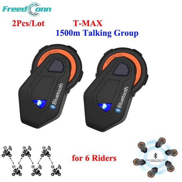 Freedconn wirele waterproof bluetooth t max motorcycle intercom 6 rider talking group y tem 1500m bt helmet interphone
Freedconn wirele waterproof bluetooth t max motorcycle intercom 6 rider talking group y tem 1500m bt helmet interphone