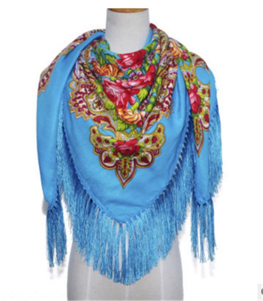 large - size fringe scarf autumn and winter ethnic wind shawl woman retro print, flower scarf, Blue;gray
large - size fringe scarf autumn and winter ethnic wind shawl woman retro print, flower scarf, Blue;gray
