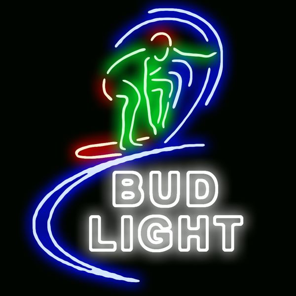 neon signs gift bud light surfing beer bar pub store party recreation room wall windows display neon light 24x20
neon signs gift bud light surfing beer bar pub store party recreation room wall windows display neon light 24x20