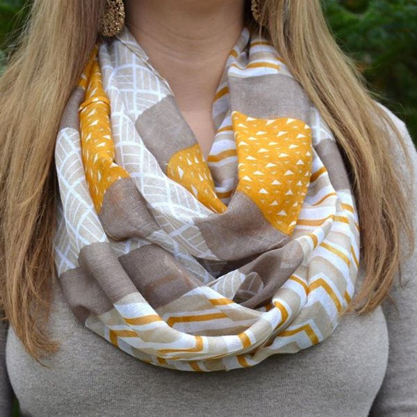 Women Geometric Printted Infinity Scarves Lady Elegant Snood Fashion Autumn Women Loop Scarf
Women Geometric Printted Infinity Scarves Lady Elegant Snood Fashion Autumn Women Loop Scarf