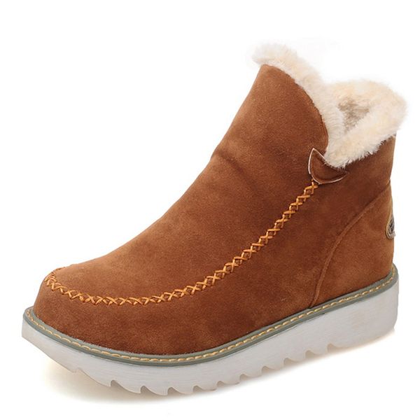 big size 34-43 winter snow boots women ankle boots 2017 round toe platform winter shoes with fur woman fur shoes, Black
big size 34-43 winter snow boots women ankle boots 2017 round toe platform winter shoes with fur woman fur shoes, Black