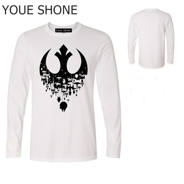 hombres fractured rebellion jedi rebel t-shirt homme long sleeve teeshirt darth vader hip hop tshirt camisetas masculino polo t-shirts, White;black
hombres fractured rebellion jedi rebel t-shirt homme long sleeve teeshirt darth vader hip hop tshirt camisetas masculino polo t-shirts, White;black