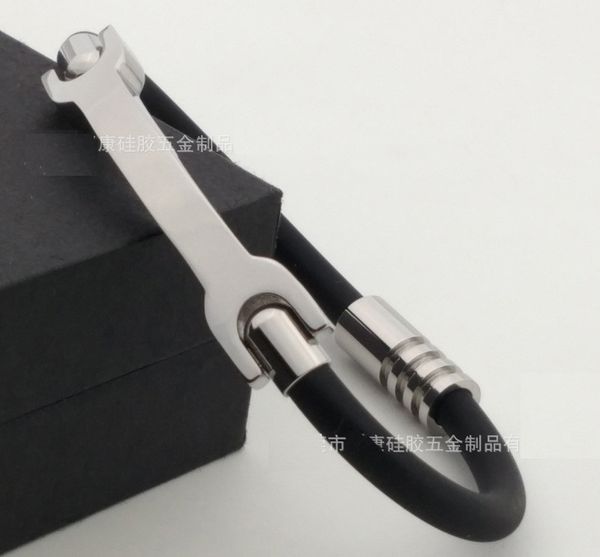 korea prevent the electrostatic energy wristband titanium germanium magnetic buckle balance bracelet power silicone bangle, Golden;silver
korea prevent the electrostatic energy wristband titanium germanium magnetic buckle balance bracelet power silicone bangle, Golden;silver