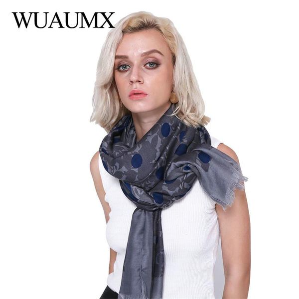 wuaumx new style foulard femme scarf women dot print head scarfs satin scarves female cotton linen autumn winter shawls wraps
wuaumx new style foulard femme scarf women dot print head scarfs satin scarves female cotton linen autumn winter shawls wraps