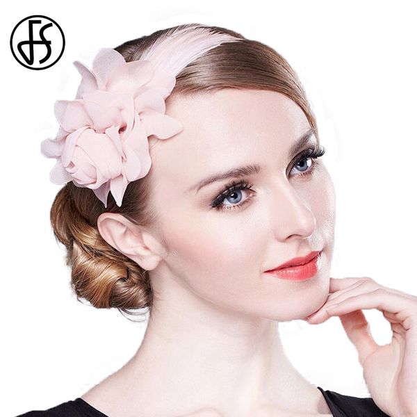 fs fascinators for women elegant pink wedding hat for brides girls flower with feather pillbox headband cocktail dress hats, Blue;gray
fs fascinators for women elegant pink wedding hat for brides girls flower with feather pillbox headband cocktail dress hats, Blue;gray