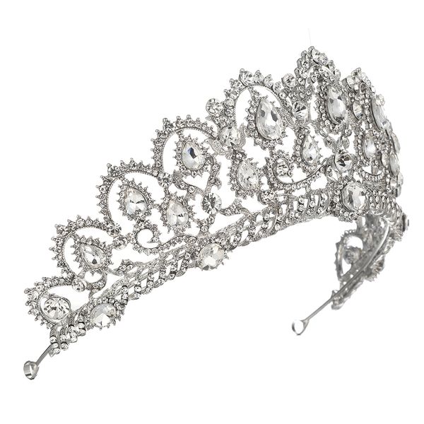wedding crown bridal tiaras with earrings princess crown for women bride headband head piece hair jewelry hair ornaments diadem, Slivery;golden
wedding crown bridal tiaras with earrings princess crown for women bride headband head piece hair jewelry hair ornaments diadem, Slivery;golden