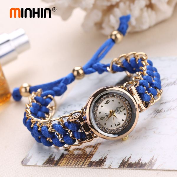 women handmade bracelet watches new design rope beads knitting adjustable wristwatches gift mini dial, Slivery;brown
women handmade bracelet watches new design rope beads knitting adjustable wristwatches gift mini dial, Slivery;brown