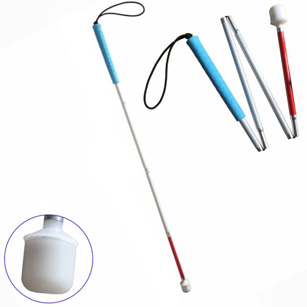 110cm-115cm,blue handle, aluminum mobility folding white cane for vision impaired and blind people (folds down 4 sections
110cm-115cm,blue handle, aluminum mobility folding white cane for vision impaired and blind people (folds down 4 sections