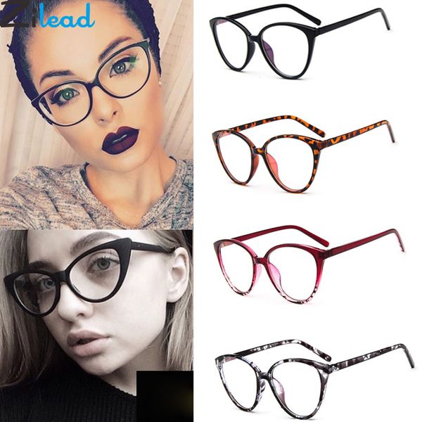 zilead retro cat eye clear lens spectacle frame brand women blue-ray optical eyewear frame myopia lens plain glasses, Silver
zilead retro cat eye clear lens spectacle frame brand women blue-ray optical eyewear frame myopia lens plain glasses, Silver