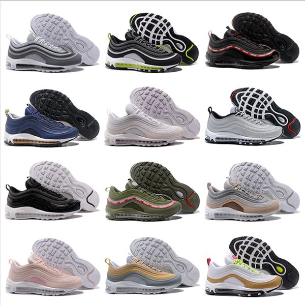 New Cheap Men Women Running Shoes 97 Classic Sneakers Low Cushion Silver Bullet Walking Casual Sports Shoes Free Shipping Size US 5.5-12
New Cheap Men Women Running Shoes 97 Classic Sneakers Low Cushion Silver Bullet Walking Casual Sports Shoes Free Shipping Size US 5.5-12