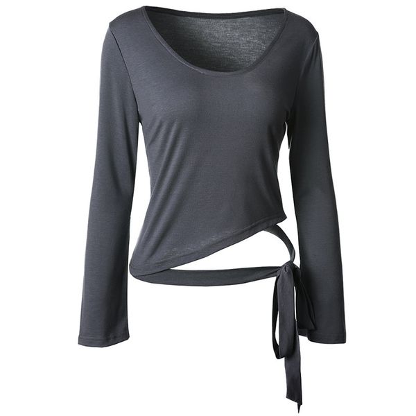 women's sports t-shirt scoop neck wrap bandage tie yoga ballet dance breathable autumn sportswear sport jerseys shirt, White;red
women's sports t-shirt scoop neck wrap bandage tie yoga ballet dance breathable autumn sportswear sport jerseys shirt, White;red