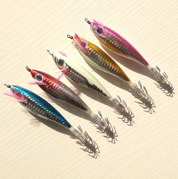 приманки 5шт 10.5cm / 15g кальмаров джиги рыбалка squid приманка жесткая рыболовная приманка смешанные 5 цветов strong рыболовный крючок
приманки 5шт 10.5cm / 15g кальмаров джиги рыбалка squid приманка жесткая рыболовная приманка смешанные 5 цветов strong рыболовный крючок