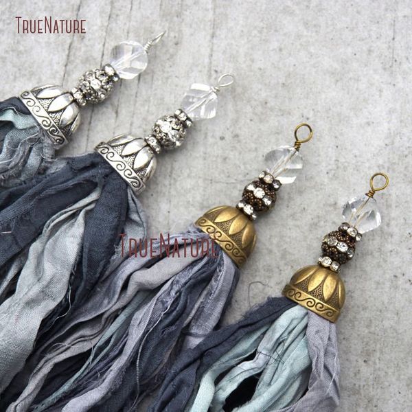 wholesale gray shades sari silk tassel pendant elegant necklace pendant findings copper cap beads accent in 6.8 inch pm10556, Black
wholesale gray shades sari silk tassel pendant elegant necklace pendant findings copper cap beads accent in 6.8 inch pm10556, Black
