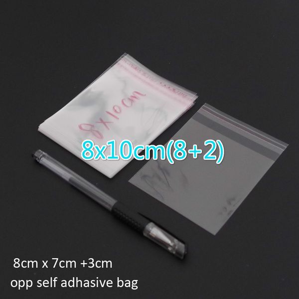 500pcs clear resealable bopp/poly/cellophane bag 8x10cm(8+2) transparent opp gift bags plastic packaging bags self adhesive seal
500pcs clear resealable bopp/poly/cellophane bag 8x10cm(8+2) transparent opp gift bags plastic packaging bags self adhesive seal