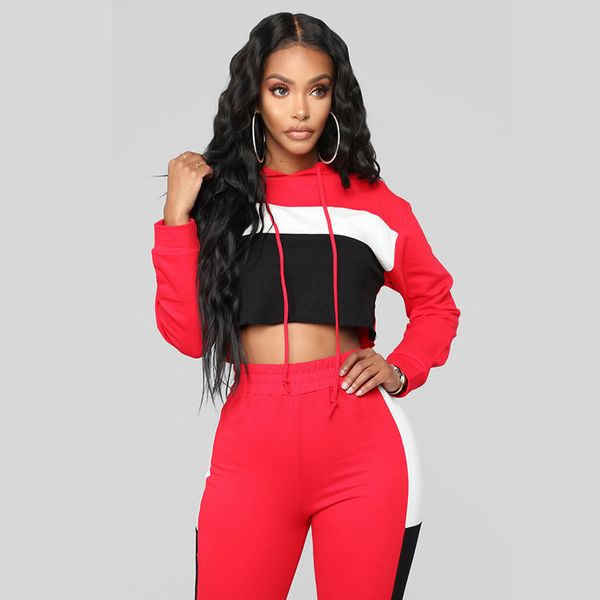 2018 autumn winter women sports suit fashion hoodies crop pant sportswear 2 piece set street tracksuit workout clothes, Black;blue
2018 autumn winter women sports suit fashion hoodies crop pant sportswear 2 piece set street tracksuit workout clothes, Black;blue