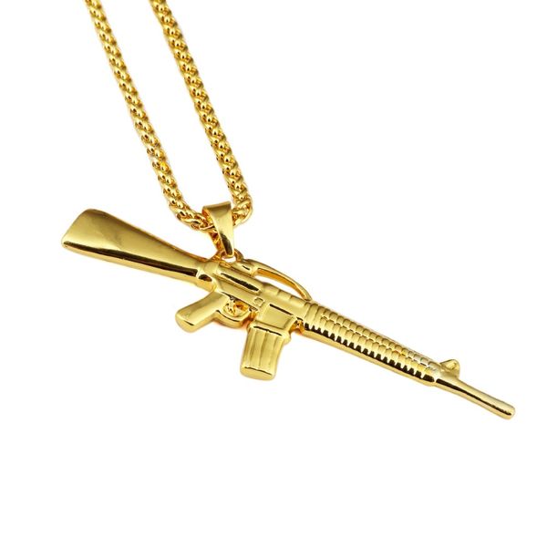 mens hip hop long choker necklace jewelry rock punk pendant necklace lindy star submachine gun gold chain for women, Silver
mens hip hop long choker necklace jewelry rock punk pendant necklace lindy star submachine gun gold chain for women, Silver