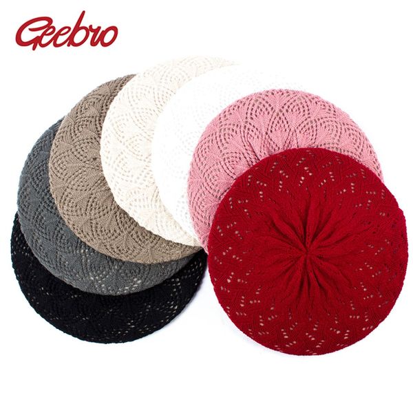 geebro women's plain color knitted breathable beret hat casual thin acrylic berets for women ladies french artist beret hats, Blue;gray
geebro women's plain color knitted breathable beret hat casual thin acrylic berets for women ladies french artist beret hats, Blue;gray