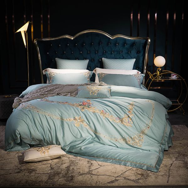 80s egyptian cotton light green luxury exquisite embroidery bedding set duvet cover bed sheet pillowcases king size 4/7pcs
80s egyptian cotton light green luxury exquisite embroidery bedding set duvet cover bed sheet pillowcases king size 4/7pcs