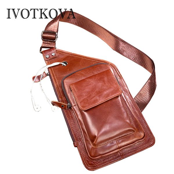 ivotkova genuine leather crossbody bags for men messenger chest bag packs travel single shoulder strap pack 2018 new fashion
ivotkova genuine leather crossbody bags for men messenger chest bag packs travel single shoulder strap pack 2018 new fashion