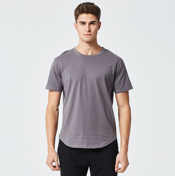 men slim t-shirt hip hop loose tee crew neck pure color streetwear curve hem mens fashion, White;black
men slim t-shirt hip hop loose tee crew neck pure color streetwear curve hem mens fashion, White;black