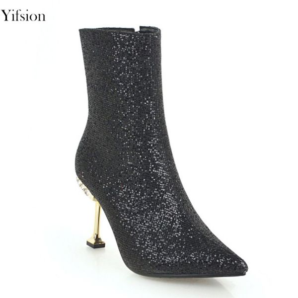 yifsion gorgeous women winter boots stiletto high heel mid-calf boots pointed toe gold silver black shoes women us size 3-10.5
yifsion gorgeous women winter boots stiletto high heel mid-calf boots pointed toe gold silver black shoes women us size 3-10.5