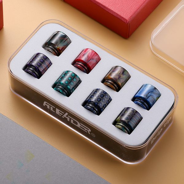 Authentic Aleader Drip Tips Epoxy Resin PEI Beeswax Drip tip Kit Wide Bore 810 510 Snake Skin Grid Rainbow Mushrooms Mouthpiece DHL Free
Authentic Aleader Drip Tips Epoxy Resin PEI Beeswax Drip tip Kit Wide Bore 810 510 Snake Skin Grid Rainbow Mushrooms Mouthpiece DHL Free