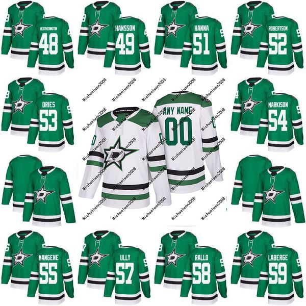 2017-2018 Season Dallas Stars Jersey 48 Dillon Heatherington 49 Niklas Hansson 51 Shane Hanna 52 Jason Robertson Custom Hockey Jerseys
2017-2018 Season Dallas Stars Jersey 48 Dillon Heatherington 49 Niklas Hansson 51 Shane Hanna 52 Jason Robertson Custom Hockey Jerseys