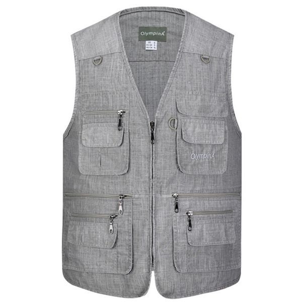 classic multi pocket vest for men spring autumn male casual sleeveless pgrapher jacket with many pocket summer waistcoat, Black;white
classic multi pocket vest for men spring autumn male casual sleeveless pgrapher jacket with many pocket summer waistcoat, Black;white