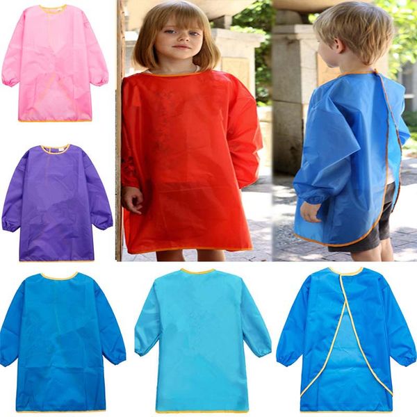 children aprons bib dress clothes baby waterproof long sleeve smock kids eating meal painting burp cloths fwx9-773
children aprons bib dress clothes baby waterproof long sleeve smock kids eating meal painting burp cloths fwx9-773