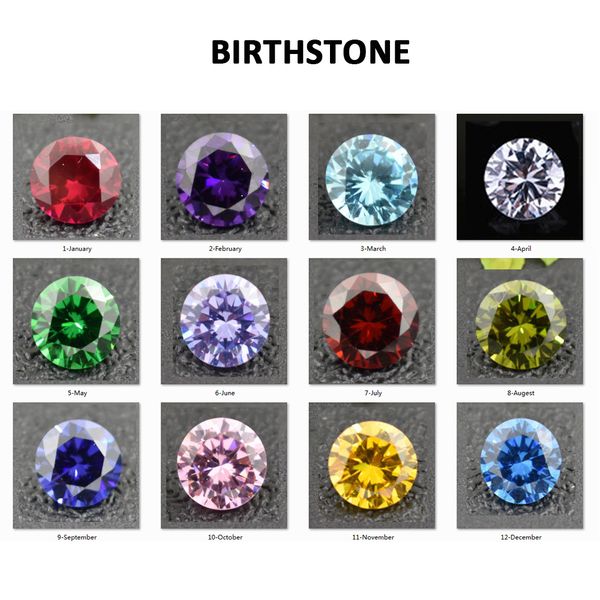 cubic zirconia birthstones round 5-10mm jau. to dec. loose stone for jewelry charms locket 600pcs/lot (mixed 12 colors 50pcs per color), Black
cubic zirconia birthstones round 5-10mm jau. to dec. loose stone for jewelry charms locket 600pcs/lot (mixed 12 colors 50pcs per color), Black