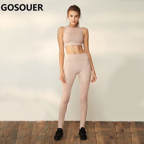 women high elasticity sports set mesh stitching pants gym running sport yoga sets push up running outdoor fitness clothing, White;red
women high elasticity sports set mesh stitching pants gym running sport yoga sets push up running outdoor fitness clothing, White;red