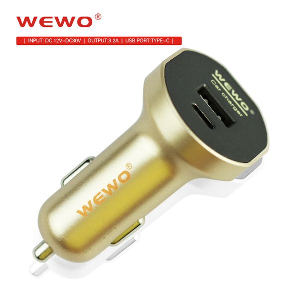 wewo fast car charger with type c usb dual ports 3.2a output for iphone micro usb type c cable phone charger portable travel charger
wewo fast car charger with type c usb dual ports 3.2a output for iphone micro usb type c cable phone charger portable travel charger