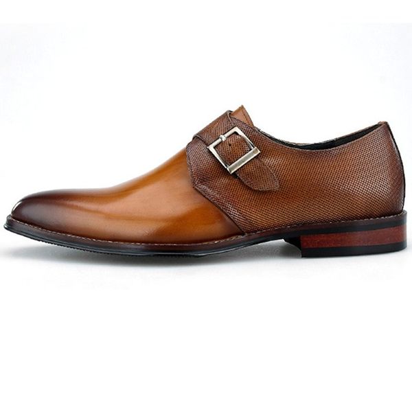 fashion black / brown summer mens dress shoes genuine leather business shoes male social shoes with buckle
fashion black / brown summer mens dress shoes genuine leather business shoes male social shoes with buckle