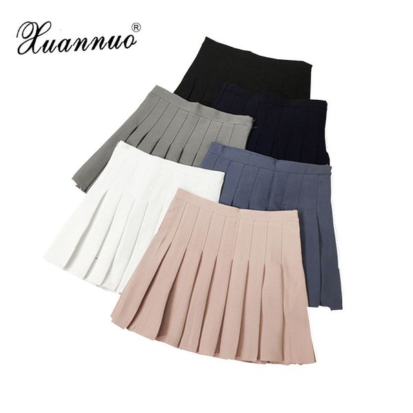 women's skirt autumn winter 2018 mini pleated skirt solid multi colors high waist school skater s7002, Black
women's skirt autumn winter 2018 mini pleated skirt solid multi colors high waist school skater s7002, Black