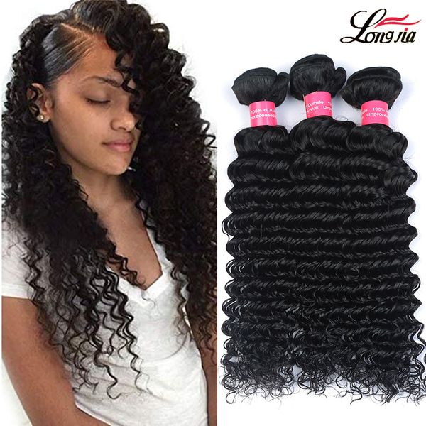 malaysian virgin deep wave curly hair weave 3/4 bundles natural color malaysian deep wave human hair extension deals, Black
malaysian virgin deep wave curly hair weave 3/4 bundles natural color malaysian deep wave human hair extension deals, Black