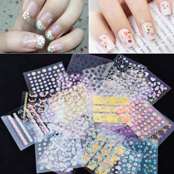10 sheets 3d nail art stickers decals,mix color flowers leopard design nail tips decoration manicure tools, Black
10 sheets 3d nail art stickers decals,mix color flowers leopard design nail tips decoration manicure tools, Black