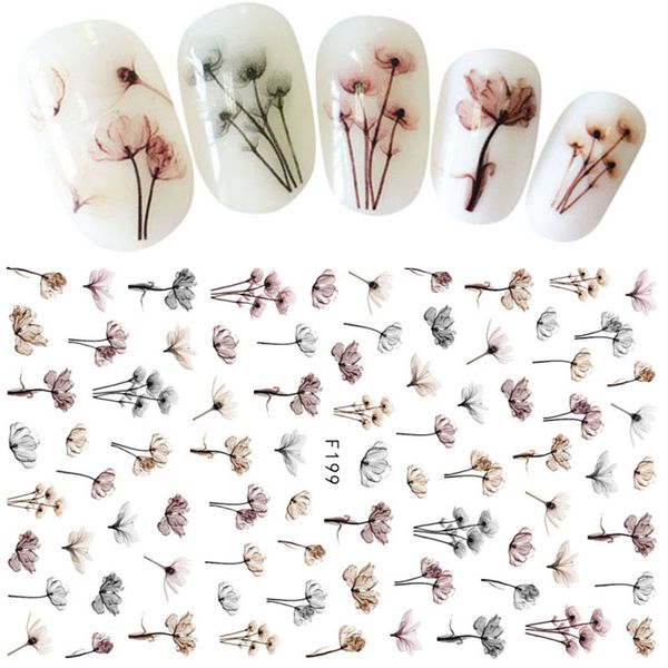 1 sheets 3d nail sticker mixed flower elegant sticker nail art adhesive craft tips diy beauty charm art decorations chf199, Black
1 sheets 3d nail sticker mixed flower elegant sticker nail art adhesive craft tips diy beauty charm art decorations chf199, Black