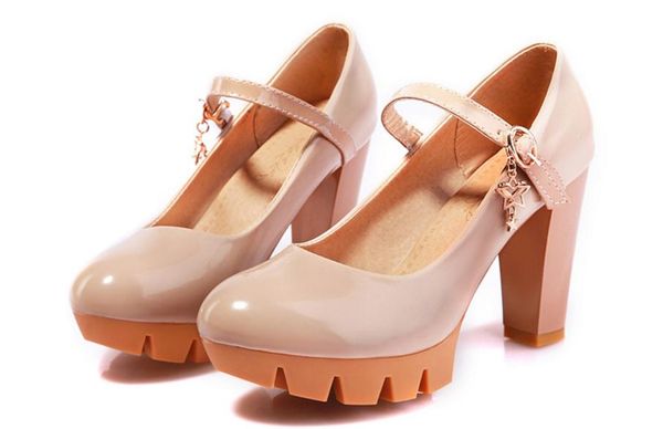 send 2018 spring new style high heel waterproof table fashion women single shoes, Black
send 2018 spring new style high heel waterproof table fashion women single shoes, Black
