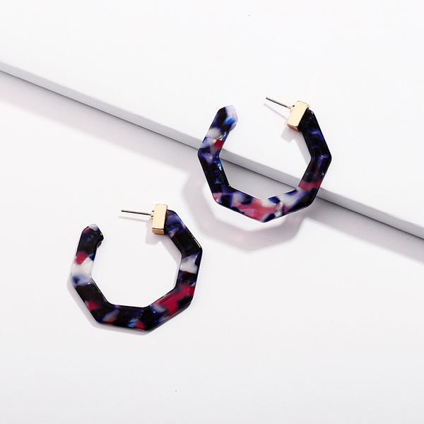 new style simple and elegant alloy polygon form hollow leopard acrylic acetate earrings for women bijoux boucle d'oreille ear stud jewe, Golden
new style simple and elegant alloy polygon form hollow leopard acrylic acetate earrings for women bijoux boucle d'oreille ear stud jewe, Golden