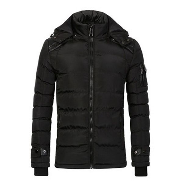 vertvie winter men running jacket hooded thicken cotton coat stand collar pu leather stitching puffer jacket hooded down jacket1, Black;red
vertvie winter men running jacket hooded thicken cotton coat stand collar pu leather stitching puffer jacket hooded down jacket1, Black;red