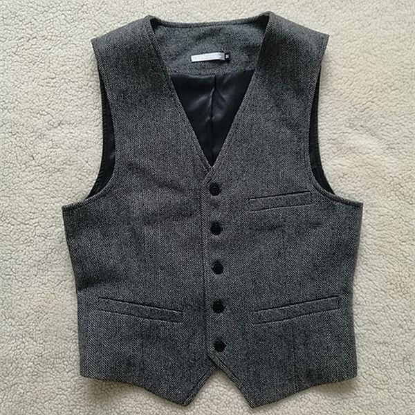 2020 modest british gray wedding groom vests wool herringbone tweed vests groomsmen vest men's suit vest prom attire waistcoat plus siz, Black
2020 modest british gray wedding groom vests wool herringbone tweed vests groomsmen vest men's suit vest prom attire waistcoat plus siz, Black