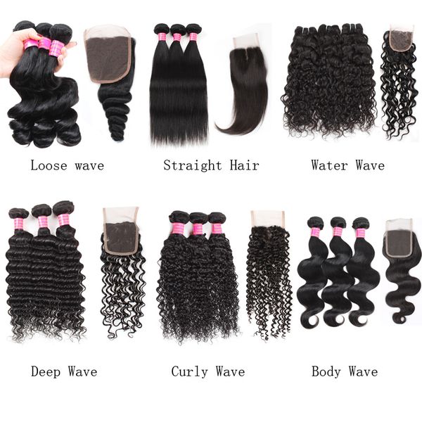 factory price 8a unprocessed brazilian virgin hair 3 bundles with 4*4 lace closure straight hair body loose deep curly water wave, Black
factory price 8a unprocessed brazilian virgin hair 3 bundles with 4*4 lace closure straight hair body loose deep curly water wave, Black