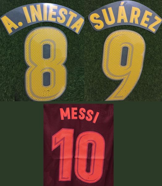 2017-2018 версия игрока Месси Суарес Nameset печать Паулинью Серхио О. Дембеле домой и в г
2017-2018 версия игрока Месси Суарес Nameset печать Паулинью Серхио О. Дембеле домой и в г