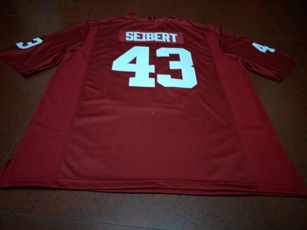 men #43 austin seibert red white oklahoma sooners alumni college jersey or custom any name or number jersey, Black;red
men #43 austin seibert red white oklahoma sooners alumni college jersey or custom any name or number jersey, Black;red