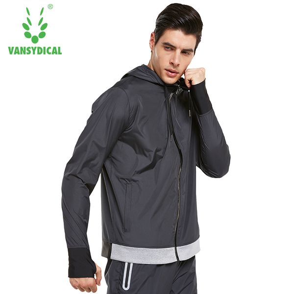 vansydical fast sweating sports running jackets men's gym hooded fitness workout lose weight slimming sweat sportswear, Black;red
vansydical fast sweating sports running jackets men's gym hooded fitness workout lose weight slimming sweat sportswear, Black;red