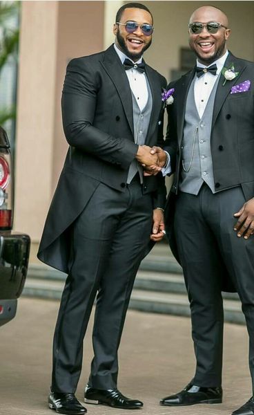 custom made groomsmen peak lapel groom tuxedos tailcoat style men suits wedding/prom man blazer( jacket+pants+vest+bow tie )m191, Black;gray
custom made groomsmen peak lapel groom tuxedos tailcoat style men suits wedding/prom man blazer( jacket+pants+vest+bow tie )m191, Black;gray