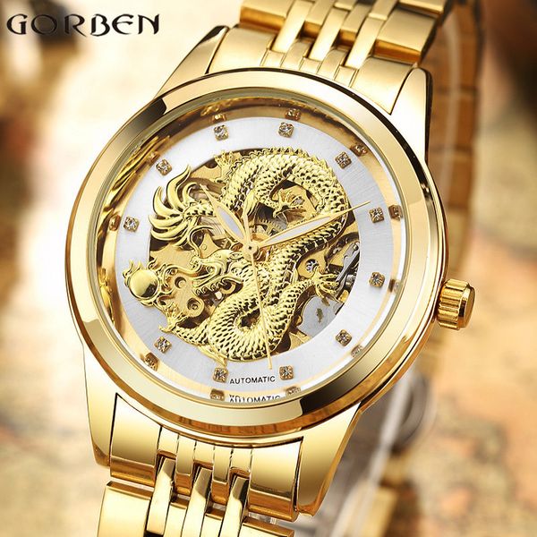 dropshipping automatic watch men luxury gold silver steel dragon mechanical mens watch luminous slef-wind relogio masculino d18100706, Slivery;brown
dropshipping automatic watch men luxury gold silver steel dragon mechanical mens watch luminous slef-wind relogio masculino d18100706, Slivery;brown