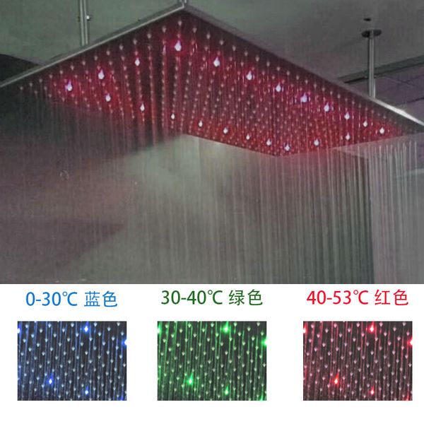 big rain shower head with arms 24*31" stainless steel head shower with for colorful led lamps lighting ceiling mounted bathroom accesso
big rain shower head with arms 24*31" stainless steel head shower with for colorful led lamps lighting ceiling mounted bathroom accesso