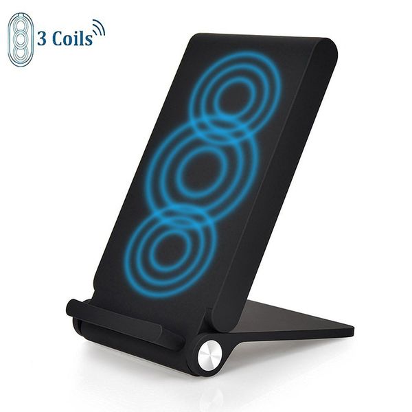 3 Coils Foldable Wireless Charger Fast Qi Wireless Charging Pad for Samsung Note 8 iPhone X 8 Plus and All Qi-Enabled Devices 2018
3 Coils Foldable Wireless Charger Fast Qi Wireless Charging Pad for Samsung Note 8 iPhone X 8 Plus and All Qi-Enabled Devices 2018